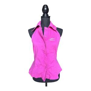 Y2k apple bottoms pink halter size XL